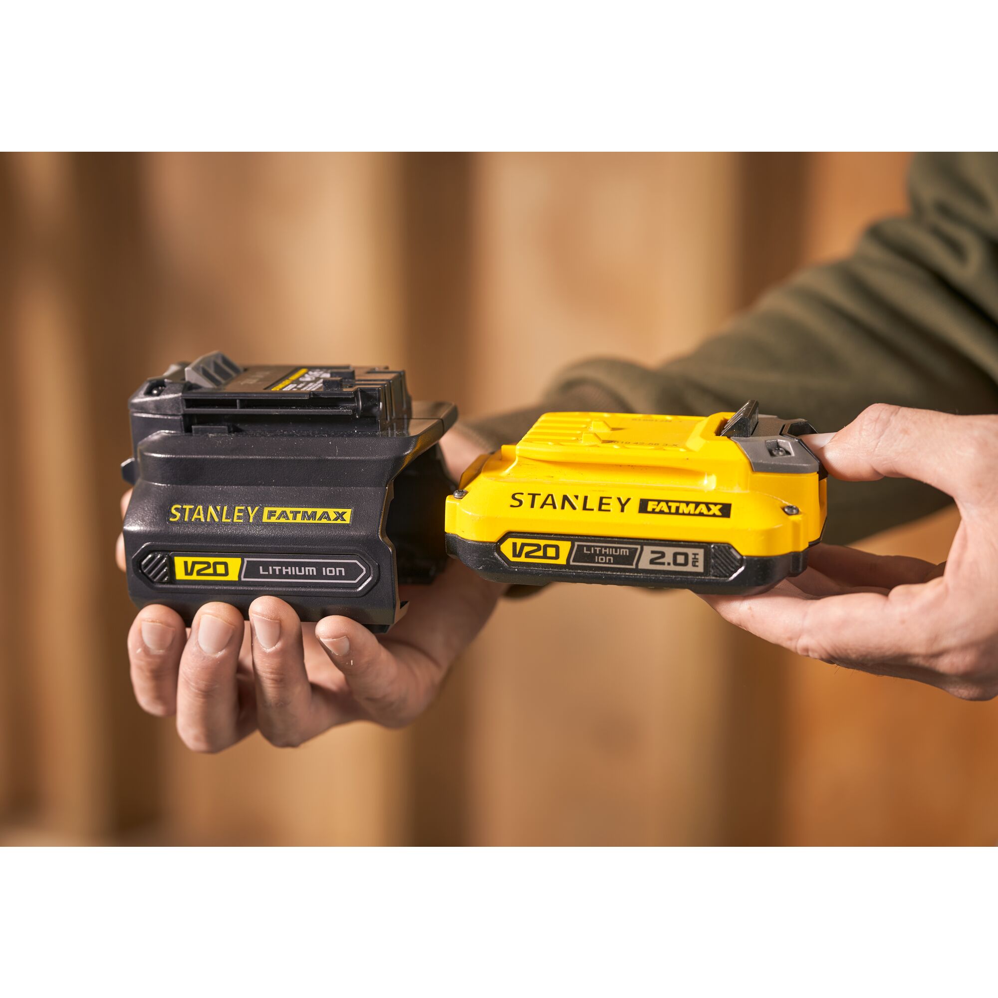 18V STANLEY FATMAX V20 Battery Adapter STANLEY